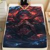 Itachi Uchiha All Match Print Flannel Blanket, Warm Comfort Item for Home Bedroom, Chair, Bed, Sofa and Travel.-TING