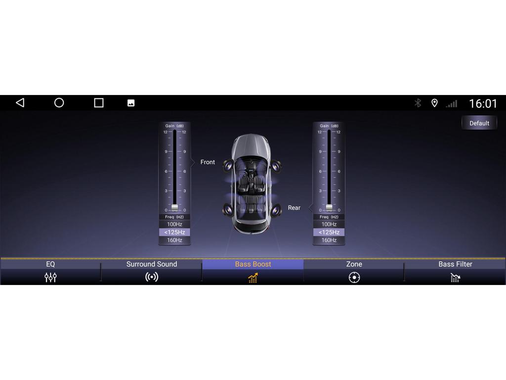 Jaguar XE/XEL 16-19 F-PACE Large Center Console Display with 360° Panoramic Reverse Camera