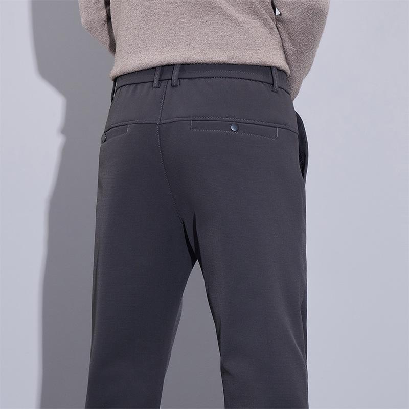 Casual Trousers for Men Straight Trousers Slim Business Stretch Pants