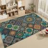 1pc Moroccan Ethnic Bathroom Absorbent Mats Anti-Slip Mats Home Decor Supplies Carpets Home Kitchen Floor Mats