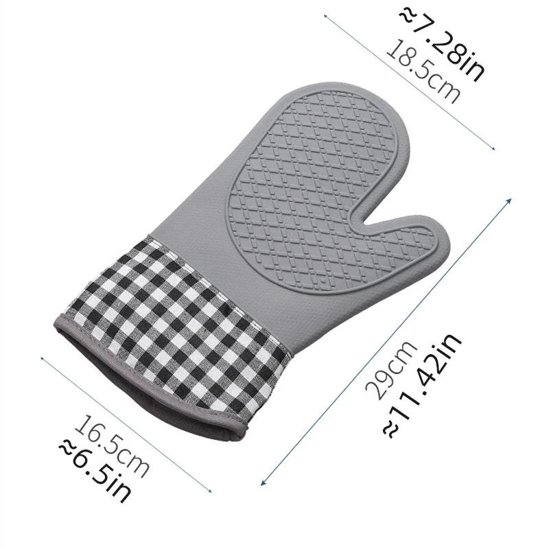 

New Dessert Tools Single Oven Gloves Silicone Gloves High Temperature Resistant Anti-burn And Non-slip Kitchen Microwave Baking