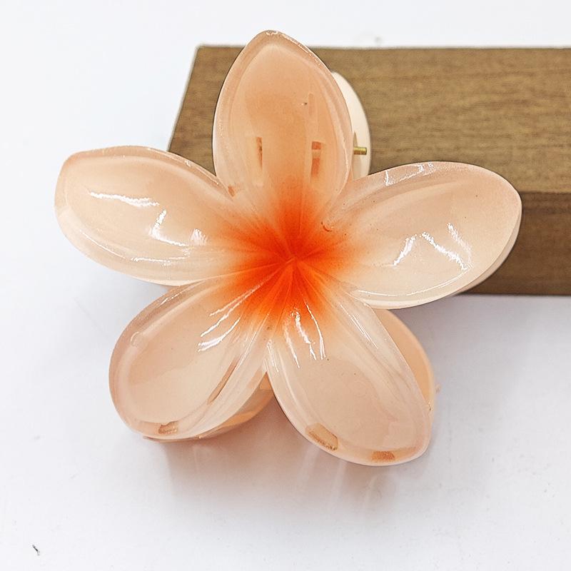 

Романтичні шпильки для волосся з франжіпані для жінок - Елегантні європейські та американські квіткові аксесуари для волосся.