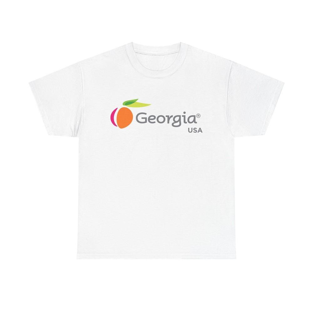 Georgia Peach State Logo BRAND NEW Apparel T Shirt Unisex Unisex Heavy Cotton  Unisex T-Shirt XXXXL