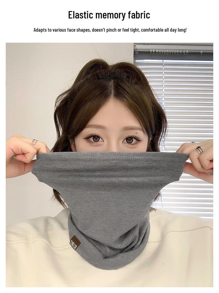 Unisex Knitted Neck Gaiter & Face Mask - Winter Warm, Thin Style Pullover Scarf