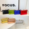 Bags Bags Women's 2025 New European and American Fashion Candy Color Foreign Style Shoulder Bag Chain Acrylic Box Bag