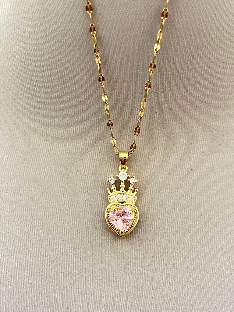 Elegante Rote Zirkon Herz Halskette für Damen - Perfektes Valentinstags- oder Geburtstagsgeschenk
