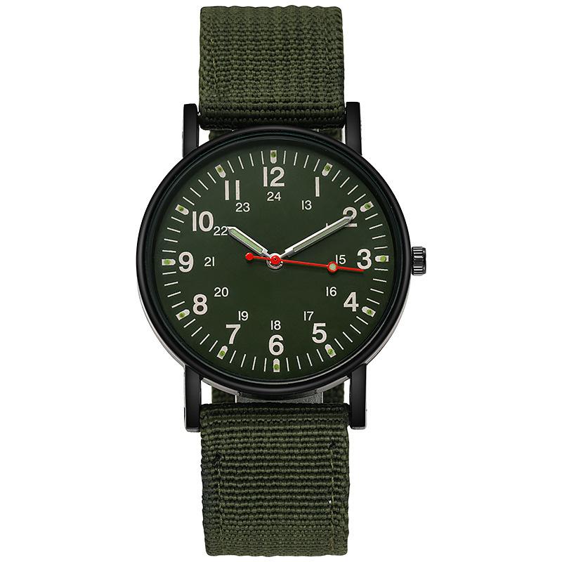 Wrist Men Analog Quartz Analog Watch Nylon Woven Strap Casual Present Sports