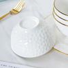 4Pcs Set Ramen Bowl Set Phnom Penh Embossed Rice Bowl High-quality Bone China 6 Inch Noodle Dinner Plate Set Ceramic Dinnerware