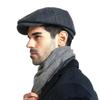 64cm Big Head Oversize plus Size Men's Classic Newsboy Gatsby Hat Blend Wool Vintage Flat Ivy Cabbie Cap for 2024