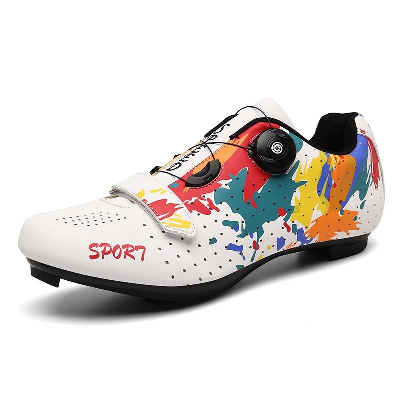 Zapatillas de Ciclismo de Montaña Unisex Suela Dura Rodillo de Interior Calzado de Carretera Transpirable Duradero Ajuste Talla 36-47