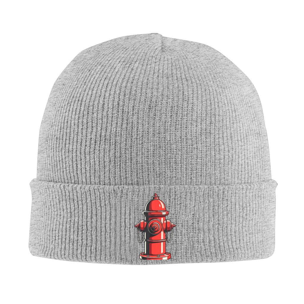 Unisex Fire Hydrant Shirt Kids Adult Men Women Fire Beanie Hats Funny Knitting Hat Autumn Winter Kpop Caps Head Wrap Bonnet Hats
