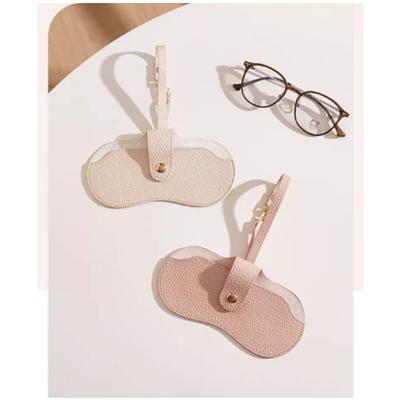 Glasses Cover Cute Hanging PU Leather Sunglasses Reading Glasses Storage Bag Portable Travel Eyewear Holder