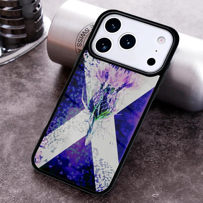 

Scottish Silk Flag printed Phone Case For iPhone 17,16e,15,14,13,12,11,Mini,Pro,MAX soft Silicone Cover iPhone 15