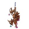 Parrot Chewing String Safe Healthy Hanging Bird Bite Toy with Bell and Hook for Birds Parrots
