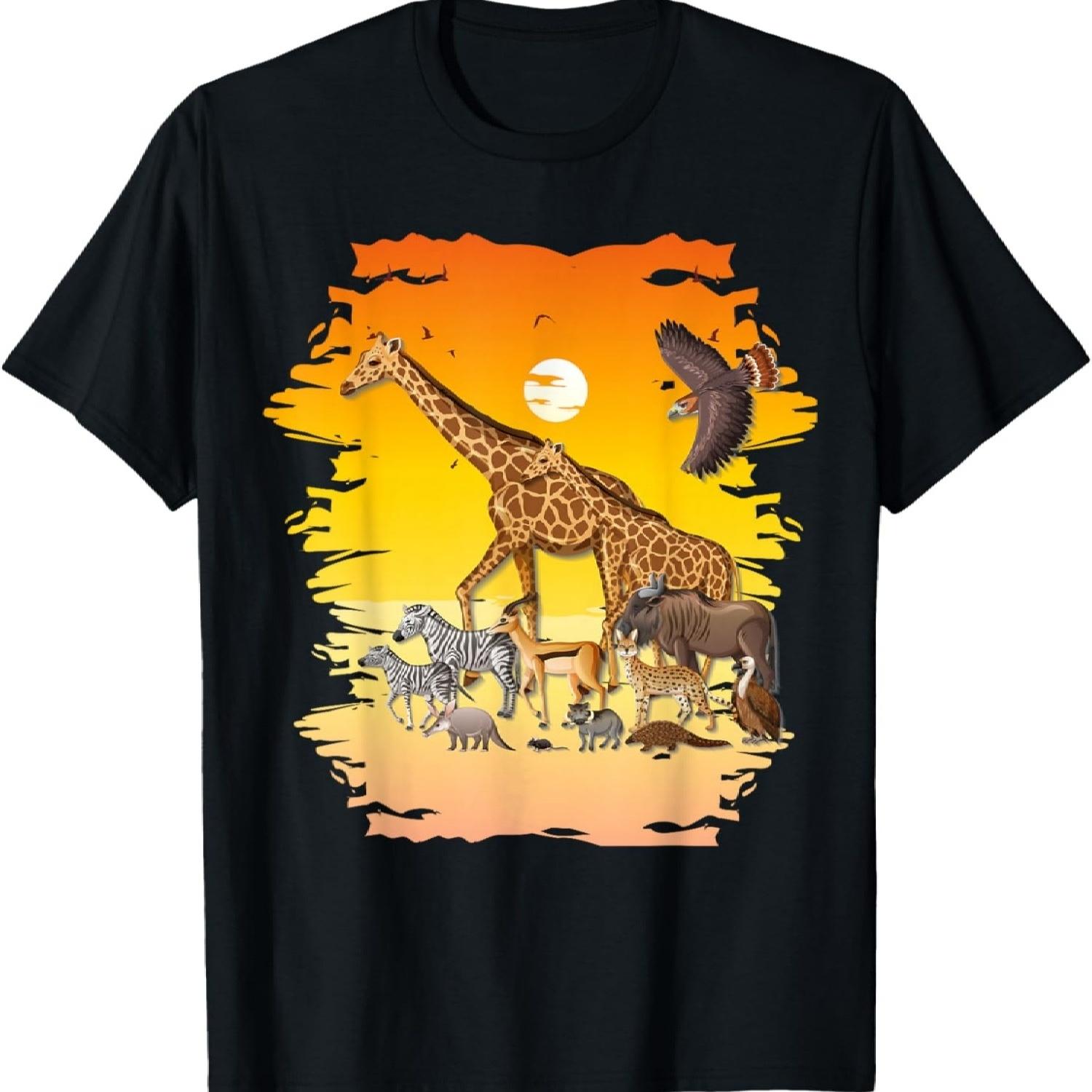 Zookeeper Africans Animal Jungle Safari Zoo Keeper T-Shirt S чёрный