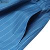 ZANZEA Women Casual V-Neck Loose 3/4 Sleeve Stripe Dress