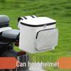 Electric Vehicle Trunk Bag: Large Capacity Rear Hanging Storage for Helmet & Battery.