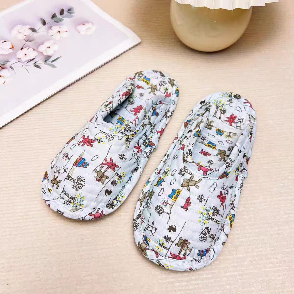 Fashion Women Slippers Lightweight Home Shoes Antislip Soft Indoor Fabric Slippers Can Machine Wash Mix Order