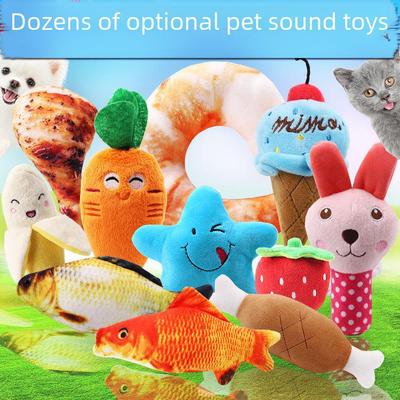 Interactive Plush Toy Pet: Simulated Cat & Dog with Comforting Voice for Anti-Depression and Stress Relief.
