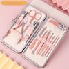 2025 Nail Care Set: 14-Piece Manicure Kit with Nail Clippers, Scissors, and Blackhead Needle