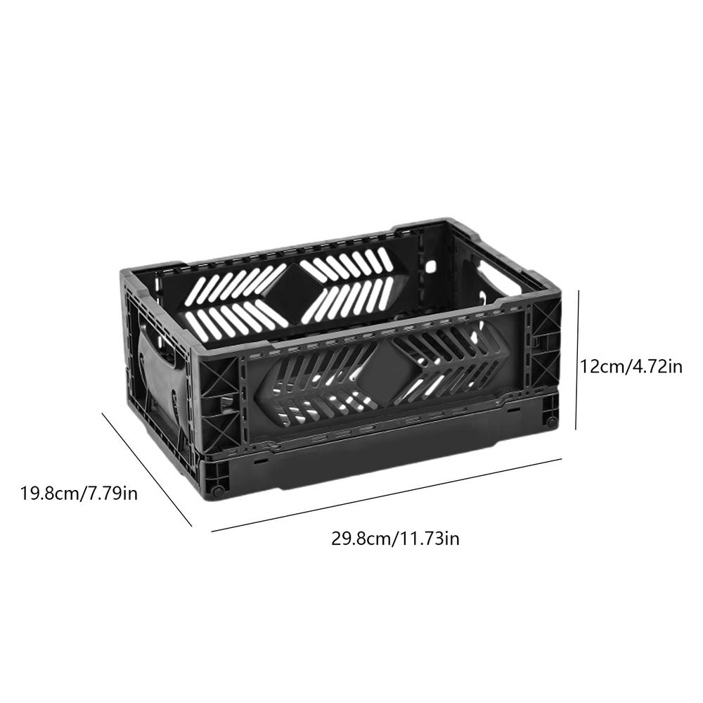 Storage Crates For Organizing 5L Folding Storage Bins Container Basket Desk Organization Cabinet Corner Sundry Organizer With
