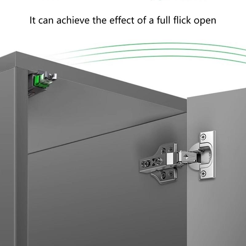 Cabinet Push Open Latches Touch Latches Push to Open Catches Lock Rebound Locking Device for Cabinet Drawer Enduring