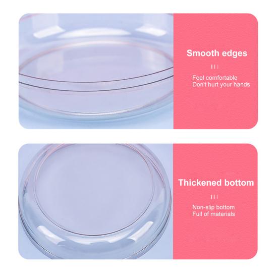 Kleine Tiertoilette Großer Raum Transparenter Duschraum Hamster Sandbad Behälter Käfig