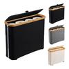 Toilet Paper Storage Basket Large Capacity Waterproof Multi-purpose Easy To Install Toilet Paper Storage Organizer with Lid