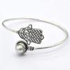 Pearl Gemstone Ethnic Handmade Adjustable Bangle Jewelry 8 Gms BN 37