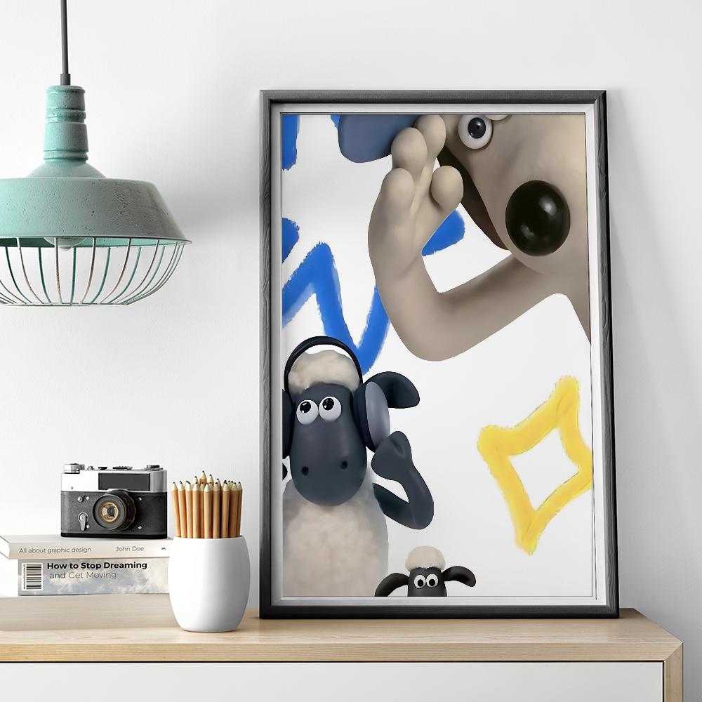 

1 шт. Горячий Забавный Мультфильм W-WallaceS Милый G-Gromit Плакат HD Постеры Главная Комната Бар Кафе Декор Искусство Настенная Живопись Картина 21cm×30cm NoFrame