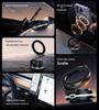 360° Rotating Car Phone Holder with Strong Magnetic Bracket and Automatic Folding