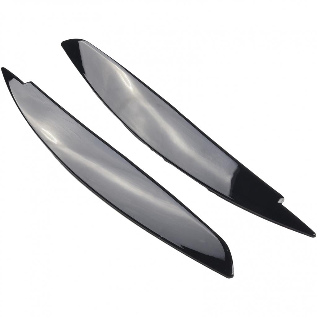 Sopraccigli Neri in Plastica Per BMW Serie 1 E87 E88 E81 E82 Palpebre Sopraccigli 2008-13