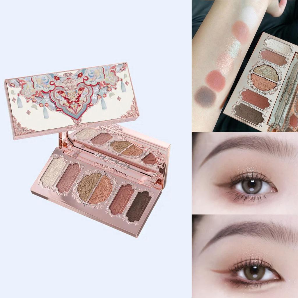 Flower Knows 2026 Bunny Garden Oogschaduw Palet Schattig Konijn Thema Alles-in-één Cosmetische Collectie met Blush & Highlighter