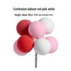 Colorful Retro Balloon Cake Toppers – Round Ball Dessert Decorations