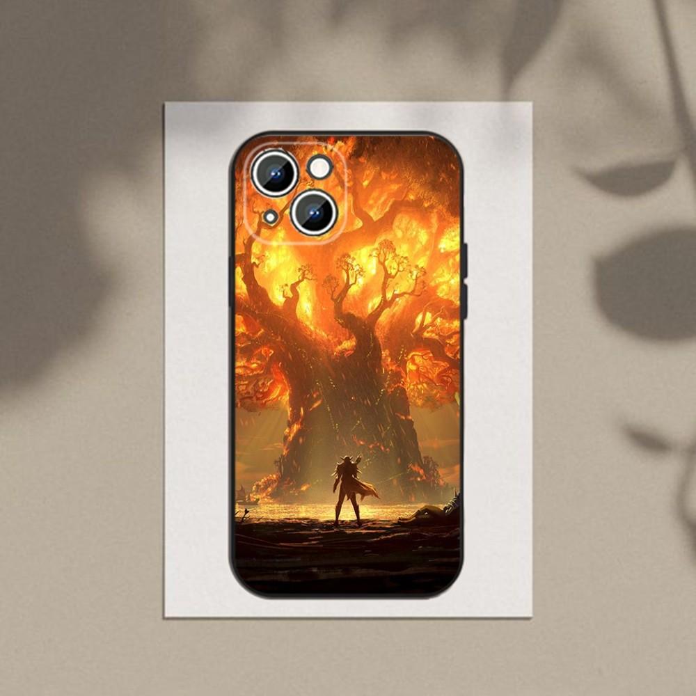 W-World Of W-Warcraft Phone Case For Apple iPhone 15,14,13,12,11,XS,XR,X,8,7,Pro,Max,Plus,mini Silicone Black Cover