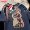 Siamese Perspective Fun Japanese Ins Man T Shirts Graphic S-Xxxl Tee Shirt High-Quality Casual Tshirt Leisure Street Tops