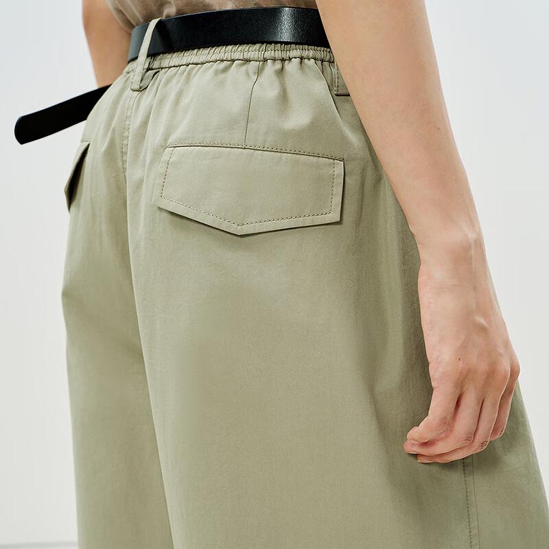 LESS 2025 Summer Cotton Loose Wide-Leg Pants