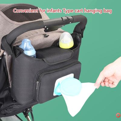 Baby Stroller Bag Organizer Bottle Cup Holder Diaper Bags Maternity Nappy Storage Bag Accessories for Portable Carriage
