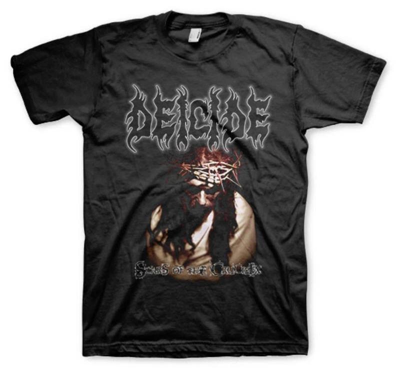 New Authentic Deicide Scars of the Crucifix Death Metal Band Black Shirt Legion S