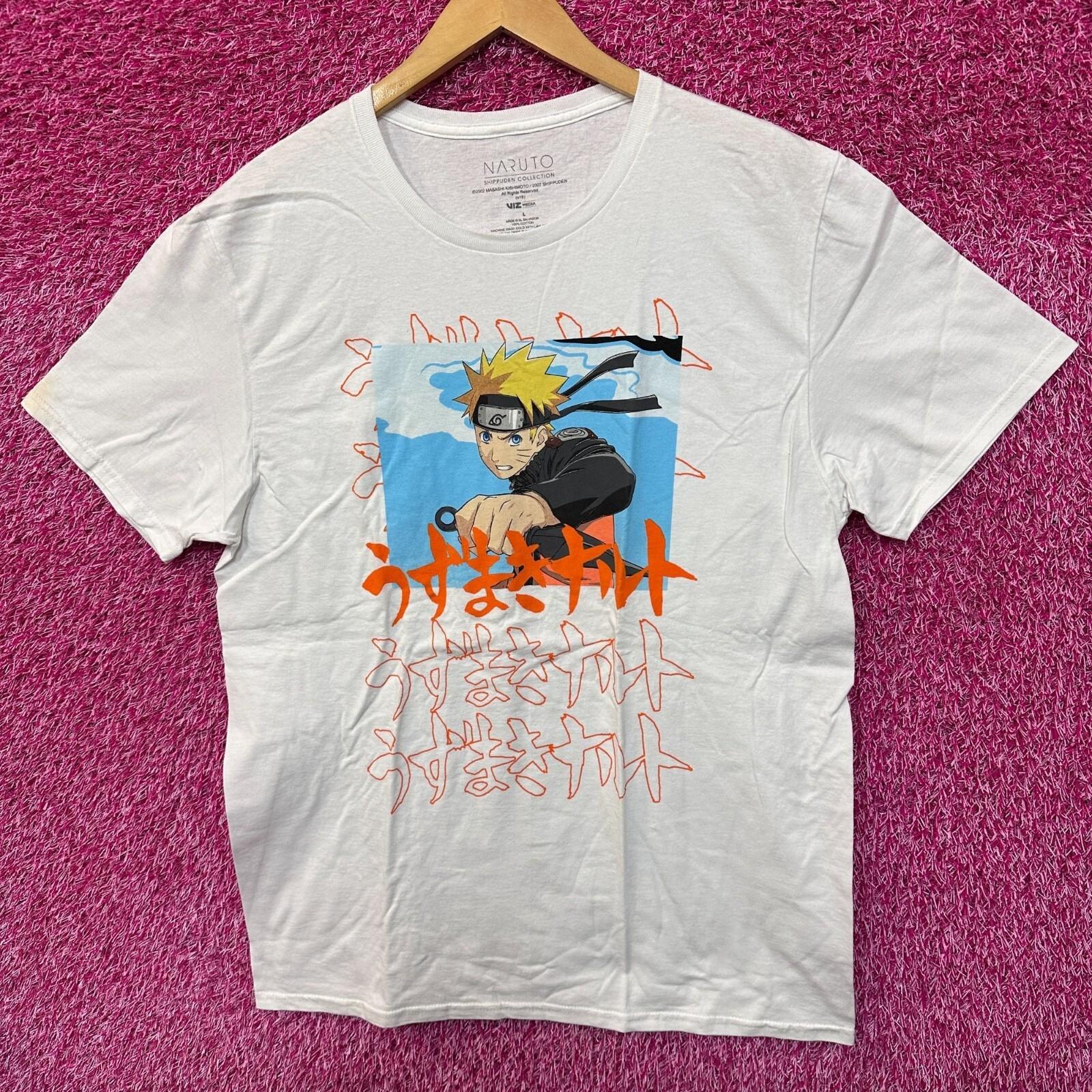 

Naruto Uzumaki Hidden Leaf Hero Naruto Shippuden Anime Tee L XXXL