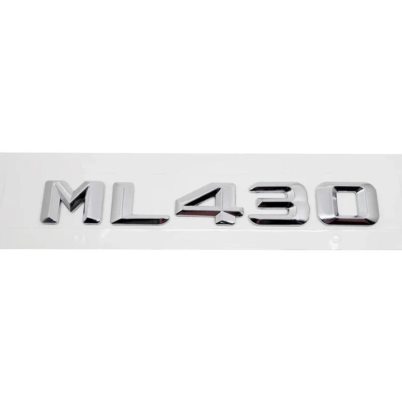 3D Metal ABS Car Trunk Sticker Letter Badge for Mercedes Benz Old Style ML55 ML63 ML250 ML300 ML320 ML350 ML400 ML430 Emblem ee05