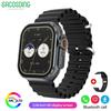 SACOSDING 2.04 Inches 368*448 Pixels AMOLED Screen Large Screen BT Call Voice Assistant Fitness Tracker Smart Watch for Men Women