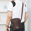 Men Small Crossbody Bag Multi-Pocket Sling Bag Waterproof Lightweight Shoulder Bag for Street Work Commuting