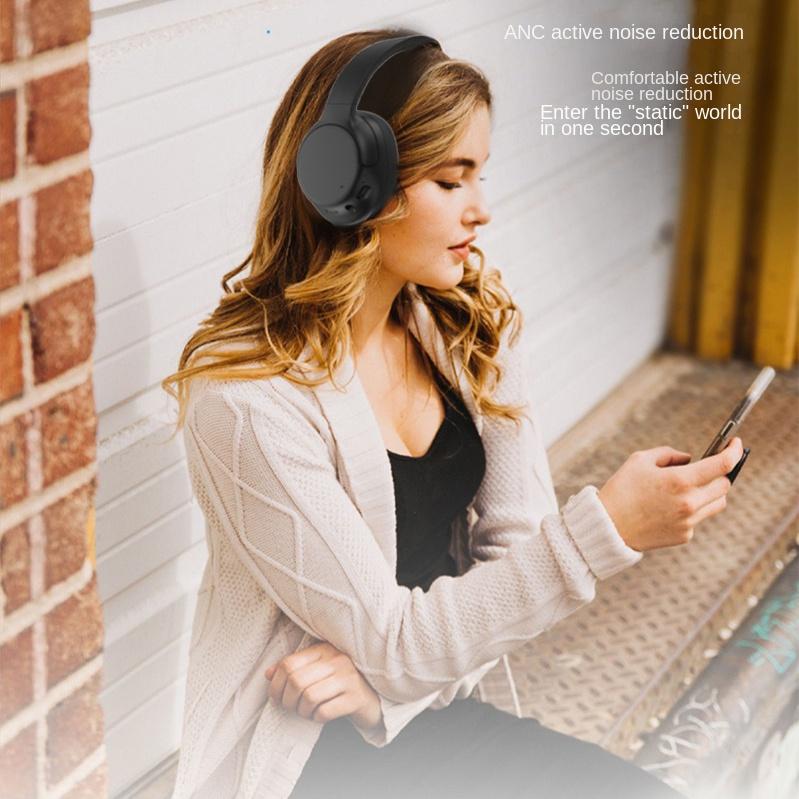 P3967 TWS Kabellose Kopfhörer, aktive Geräuschunterdrückung, ANC, Bluetooth-Garnitur, faltbare Stereo-Kopfhörer und Geräuschunterdrückung für junge Leute