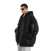 American-Style Trendy Oversized Hooded Baseball Jacket Cotton Coat for Men, Winter 2025 New Loose Thickened Cotton Jacket
