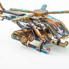 Wooden 3D Solar-Powered Helicopter Puzzle - Educational DIY Toy for Students and Kids