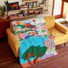 Artist M-Marina E-Ester C-Castaldo Throw Flannel Cozy Print Blanket, Portable, Durable Machine Washable cute Cool