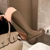Women High Tall Boots With Waterproof Platform For Winter Fashion
