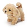 Realistic Electric Toy Pet Simulation Dog Plush Toy Moving Walking Animal Robot With Sound(1pcs)