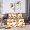 Cute Fox Blanket Soft Cozy Throw Blanket Winter Adults Living Room Picnic Bedspread